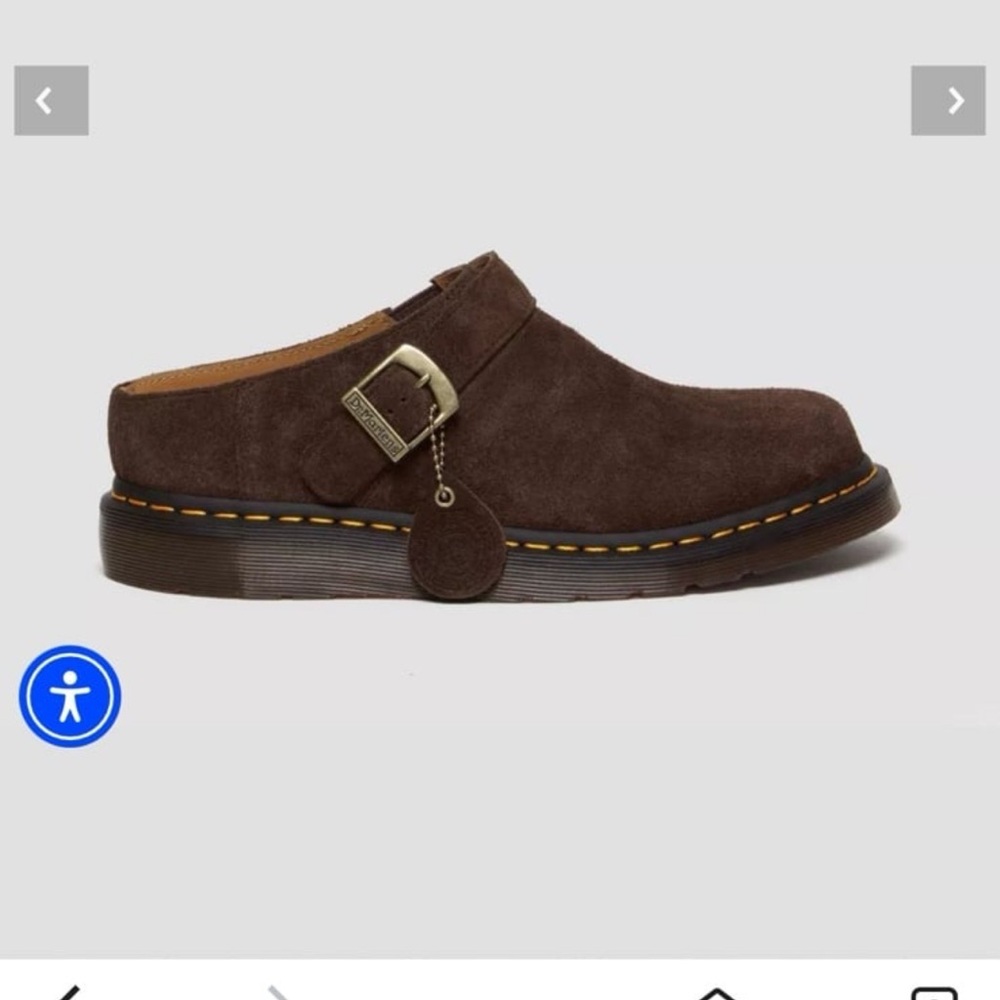 Dr. Martens Brown Suede Mules